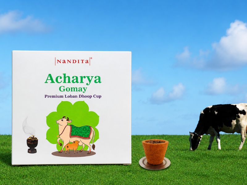 Cow Dung Dhoop Cups — Incense Exporter India